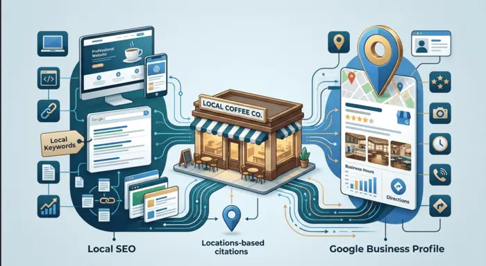 Local SEO vs Google Business Profile optimization